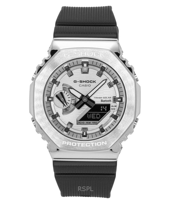 Casio G-Shock G-Steel Bio-Based Resin Strap Smartphone Link Analog Digital Grey Dial Solar GBM-2100A-8B 200M Men's Watch