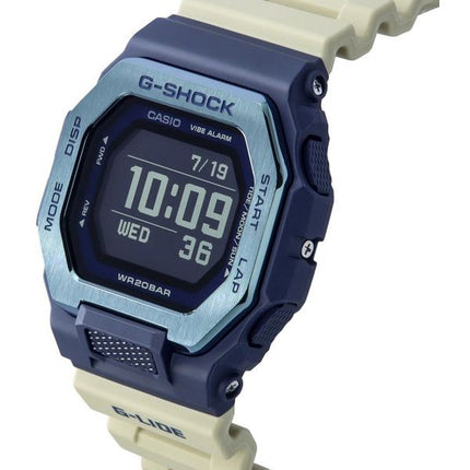 Casio G-Shock Move G-Lide Mobile Link Digital Beige Resin Strap Quartz GBX-100TT-2 200M Mens Watch