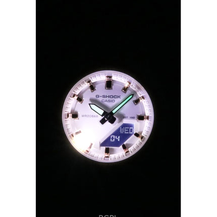 Casio G-Shock Analog Digital Bio-Based Resin Strap White Dial Quartz GMA-P2100M-7A 200M Women's Watch