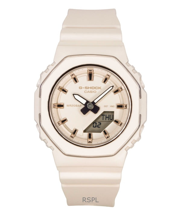 Casio G-Shock Analog Digital Bio-Based Resin Strap Beige Dial Quartz GMA-P2110-4A 200M Women's Watch