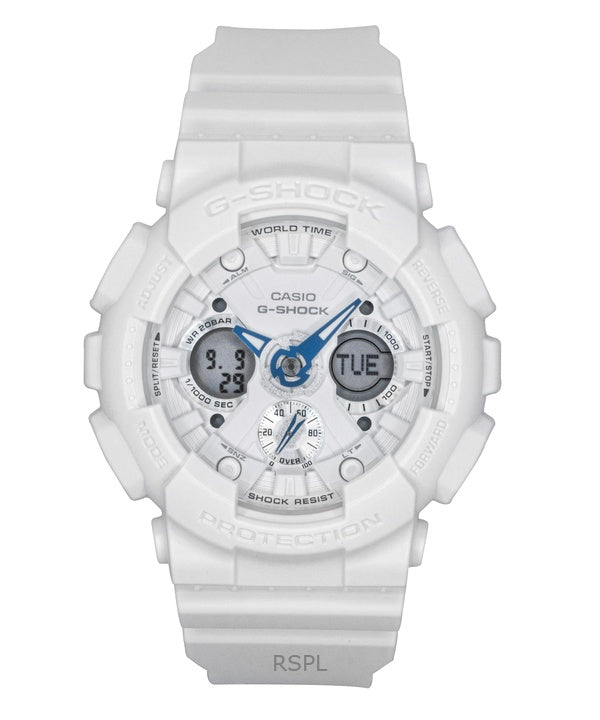 Casio G-Shock Analog Digital Bio-Based Resin White Dial Quartz GMA-S120SA-7A2 200M Women's Watch