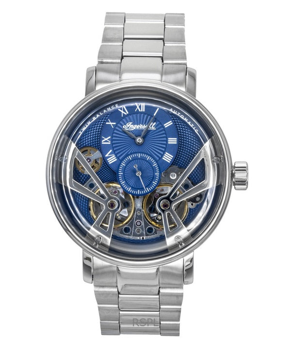 Ingersoll The Tennessee Stainless Steel Blue Skeleton Dial Automatic I13104 Men's Watch