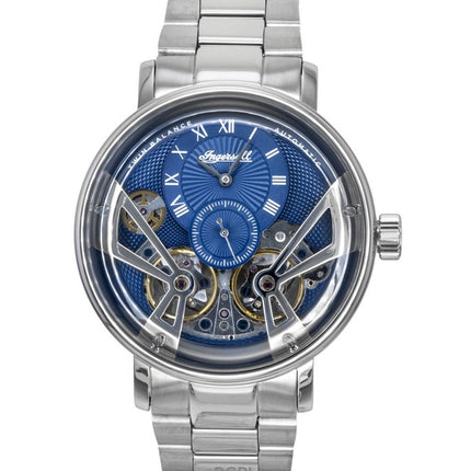 Ingersoll The Tennessee Stainless Steel Blue Skeleton Dial Automatic I13104 Men's Watch