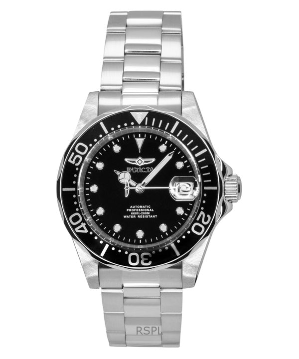Invicta Pro Diver Stainless Steel Black Dial Automatic Diver's 17039 200M Men's Watch