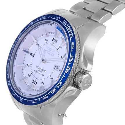 Invicta Speedway Tachymeter Stainless Steel Silver Dial Automatic 36983 100M Mens Watch