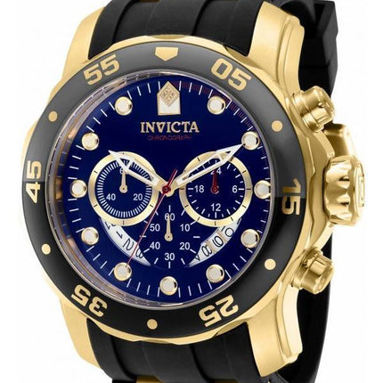 Invicta Pro Diver Scuba Chronograph Blue Dial Quartz 37229 100M Men's Watch