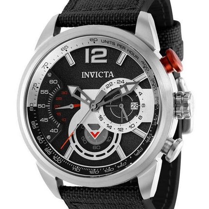 Invicta Aviator Chronograph Black Dial Quartz 39652 100M Men's Watch