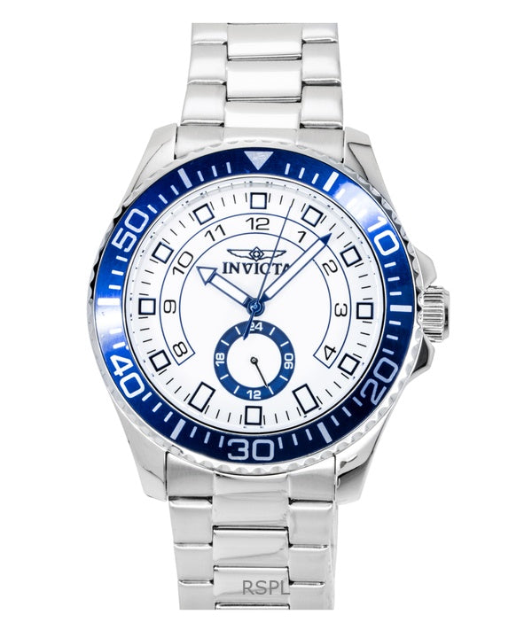 Invicta Pro Diver Stainless Steel White Dial Quartz 47124 Men's Watch