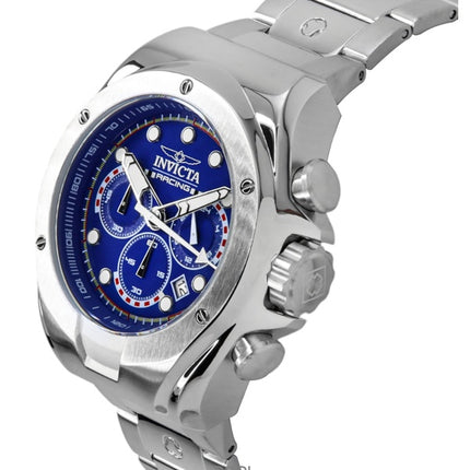 Invicta Racing Chronograph Stainless Steel Blue Dial Quartz 47745 Men's Watch