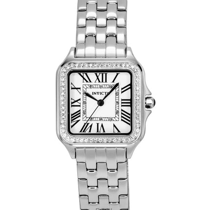 Invicta Angel Stainless Steel Crystal Silver Dial Quartz 48994 Women's Watch