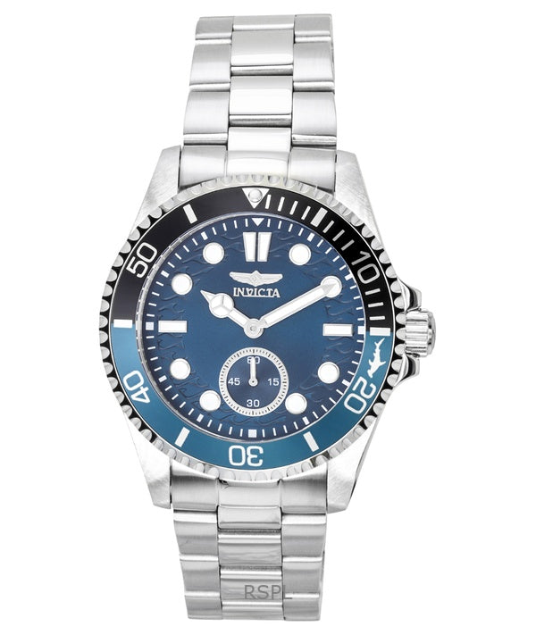 Invicta Pro Diver Stainless Steel Blue Dial Batman Bezel Quartz 49432 100M Men's Watch