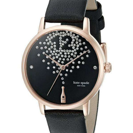 Kate Spade New York Champagne At Midnight Metro Crystals KSW1014 Womens Watch