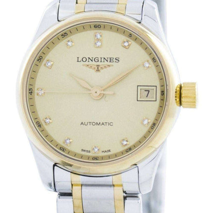 Longines Master Collection Automatic Diamond Accent L2.128.5.37.7 Womens Watch