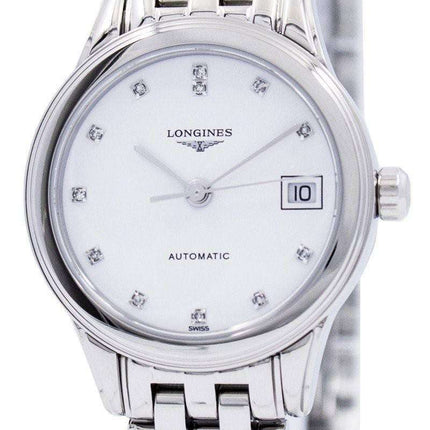 Longines Flagship Automatic Diamond White Dial L4.274.4.27.6 Women's Watch