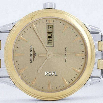 Longines Flagship Automatic Power Reserve 25 Jewels L4.799.3.32.7 Mens Watch