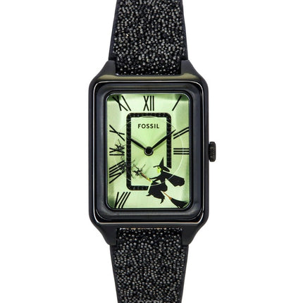 Fossil The Wizard of Oz Limited Edition Fabric Strap Green Dial Quartz LE1198 Women's Watch