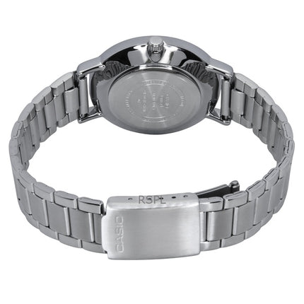 Casio Standard Analog Stainless Steel Black Dial Quartz LTP-VT04D-1A Women's Watch