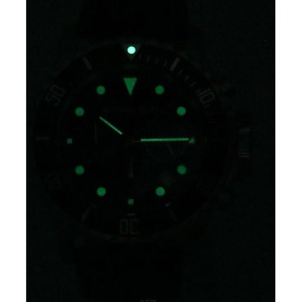 Michael Kors Everest Chronograph Navy Leather Black Dial Quartz MK9091 100M Mens Watch