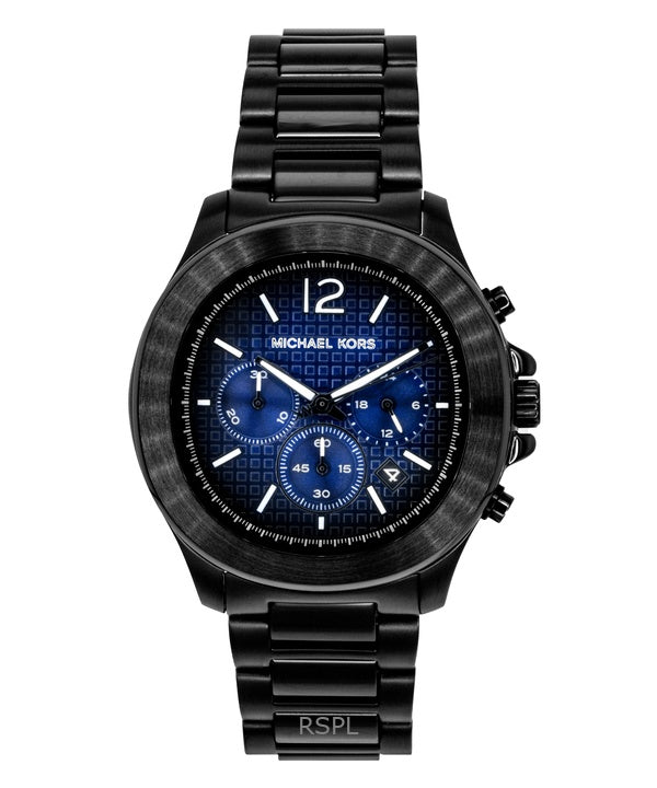 Michael Kors Oversized Sage Chronograph Stainless Steel Blue Dial Quartz MK9193 Men's Watch