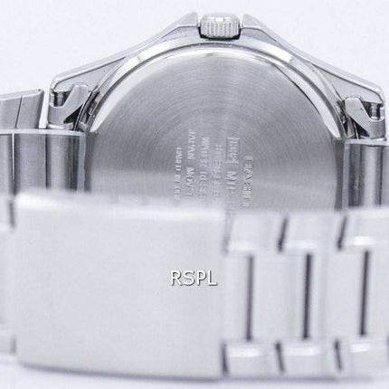 Casio Quartz Analog Stainless Steel Black Dial MTP-1183A-1ADF MTP-1183A-1A Mens Watch