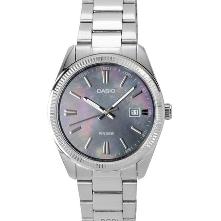 Casio Standard Analog Stainless Steel Mother Of Pearl Quartz MTP-1302DS-1AV Men's Watch
