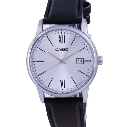 Casio Silver Dial Stainless Steel Analog Quartz MTP-V002L-7B3 MTPV002L-7 Mens Watch