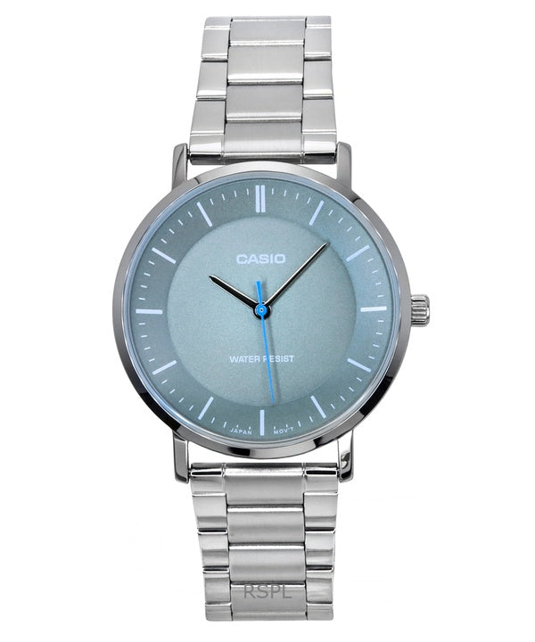 Casio Standard Analog Stainless Steel Grey Dial Quartz MTP-VT04D-8E Men's Watch