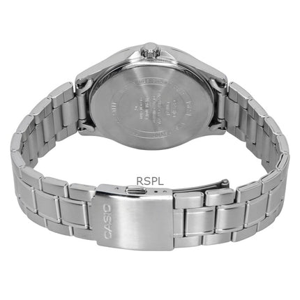 Casio Standard Analog Stainless Steel Blue Dial Solar MTS-RS100D-2AV Men's Watch