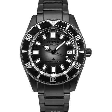 Citizen Promaster Fujitsubo Super Titanium Black Dial Automatic Diver's NB6025-59H 200M Men's Watch