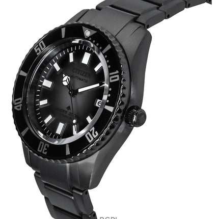 Citizen Promaster Fujitsubo Super Titanium Black Dial Automatic Diver's NB6025-59H 200M Men's Watch