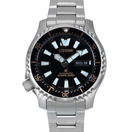 Citizen Promaster Marine Limited Edition Black Dial Automatic Divers NY0160-66E 200M Mens Watch With Extra Strap