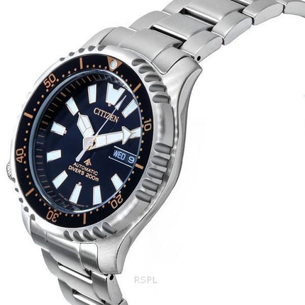 Citizen Promaster Marine Limited Edition Black Dial Automatic Divers NY0160-66E 200M Mens Watch With Extra Strap