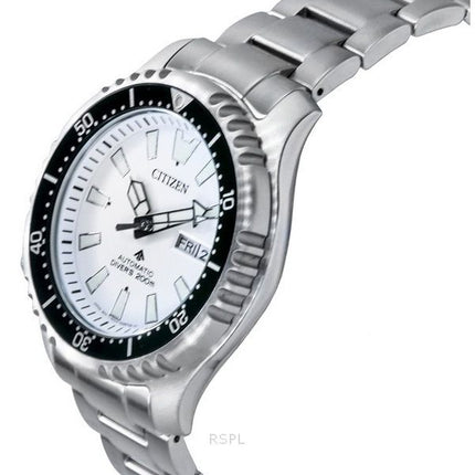 Citizen Promaster Marine Limited Edition White Dial Automatic Divers NY0168-64A 200M Mens Watch With Extra Strap