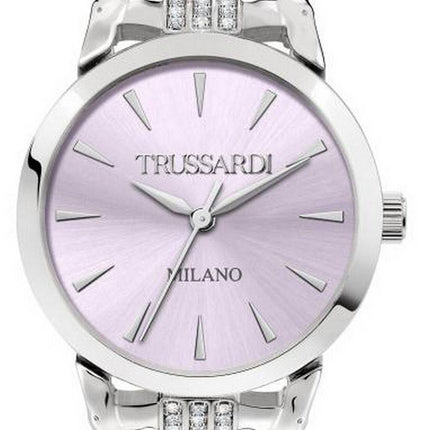 Trussardi T-Original Crystal Accents Stainless Steel Quartz R2453142507 Womens Watch