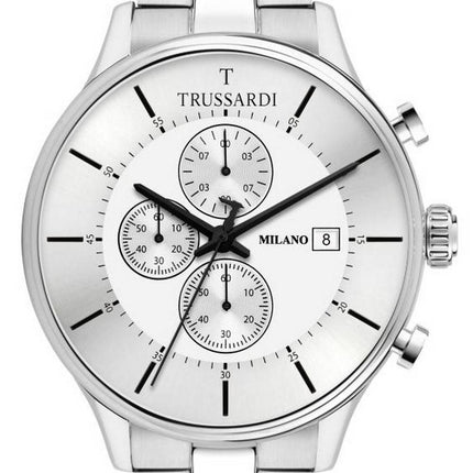 Trussardi T-Complicity Chronograph Silver Dial Stainless Steel R2473630004 Mens Watch