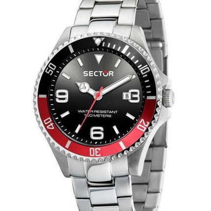 Sector 230 Black Dial Stainless Steel Quartz R3253161021 100M Men's Watch