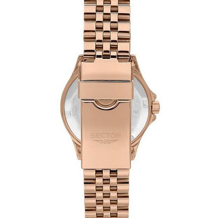 Sector 230 Just Time Rose Gold Stainless Steel Mother of Pearl Dial Quartz R3253161537 100M Womens Watch