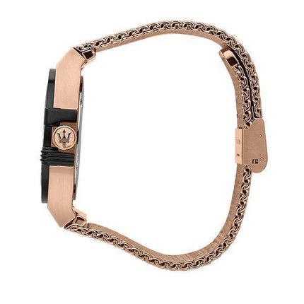 Maserati Potenza Black Dial Quartz R8853108009 100M Mens Watch