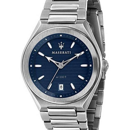 Maserati Triconic Blue Dial Quartz R8853139002 100M Mens Watch