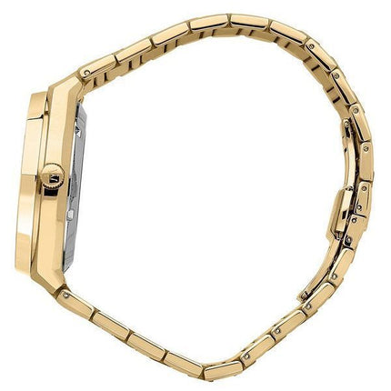 Maserati Stile Gold Tone Stainless Steel Black Dial Quartz R8853142004 100M Mens Watch