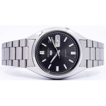 Refurbished Seiko 5 Black Dial Automatic SNXS79K1 Men's Watch`