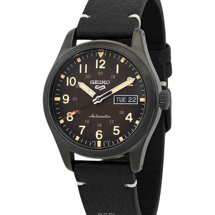 Refurbished Seiko 5 Sports Field Collection Leather Strap Brown Dial Automatic SRPG41K1 100M Men's Watch