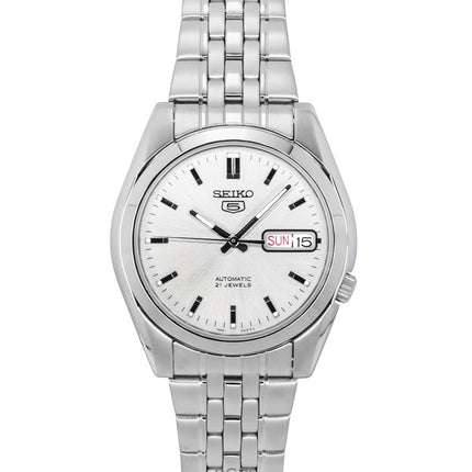 Refurbished Seiko 5 Silver Dial Automatic 21 Jewels SNK355K1 Men's Watch