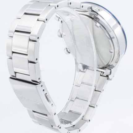 Refurbished Seiko Chronograph Black Dial Quartz SSB357P1 Men's Watch