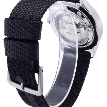 Refurbished Seiko Black Dial Automatic Sports SNZG15J1 Men's Watch