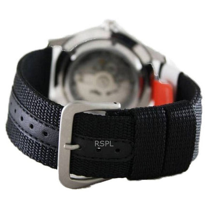 Refurbished Seiko Black Dial Automatic Sports SNZG15J1 Men's Watch