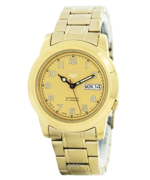 Refurbished Seiko 5 Gold Dial Automatic 21 Jewels SNKK38J1 Men's Watch