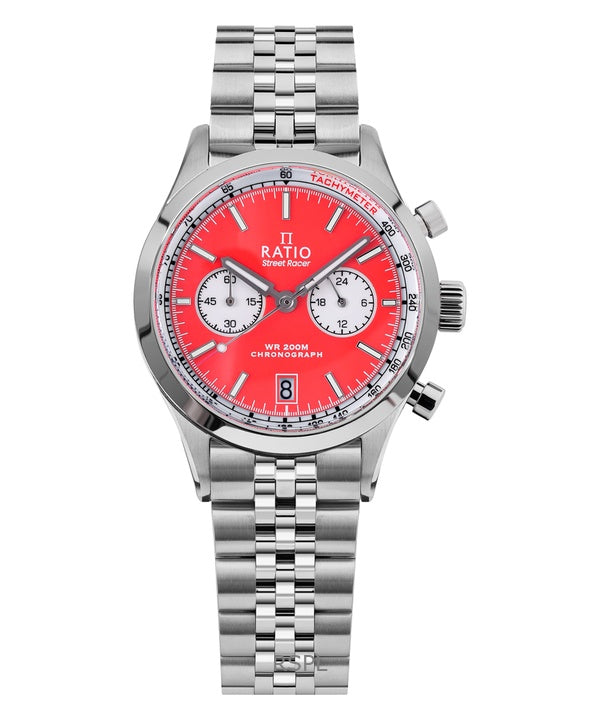 Ratio Street Racer Chronograph RTC015 200M Reverse Panda Dial Watch