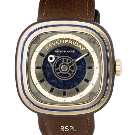 Sevenfriday T-Series T-Art Skeleton Dial Automatic T2/04 SF-T2-04 Men's Watch