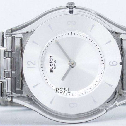 Swatch Skin Metal Knit Quartz SFM118M Women's Watch